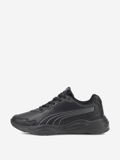 Кроссовки для мальчиков PUMA 90S Runner Nu Wave Sl, Черный, размер 37.5