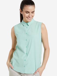 Рубашка без рукавов женская Jack Wolfskin Sonora, Зеленый, размер 44