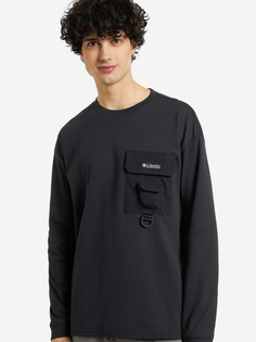 Футболка мужская Columbia Field Creek Doubleknit Long Sleeve, Черный, размер 46