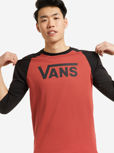 Лонгслив мужской Vans Classic, Красный, размер 34-36