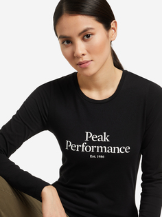 Лонгслив женский Peak Performance Original, Черный, размер 42
