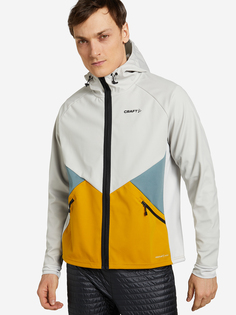 Куртка мужская Craft Glide Hood, Серый, размер 52-54