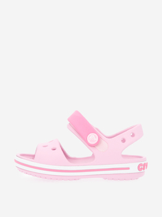 Сандалии для девочек Crocs Crocband Sandal Kids, Розовый, размер 24