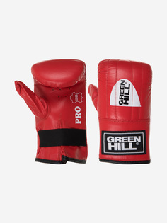 Перчатки снарядные Green Hill Pro, Красный, размер 12 oz