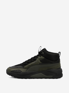 Кроссовки мужские PUMA X-Ray 2 Square Mid L WTR, Зеленый, размер 45