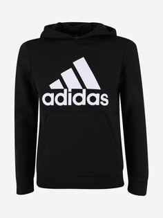 Худи для мальчиков adidas Essentials Big Logo, Черный, размер 128