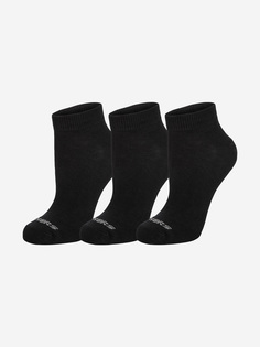 Носки для мальчиков Skechers, 3 пары, Черный, размер 24-35