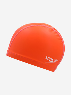 Шапочка для плавания Speedo, Оранжевый, размер 52-58