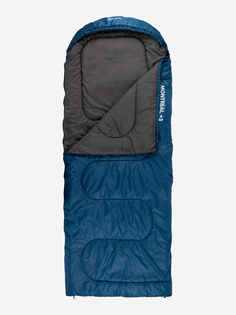 Спальный мешок Outventure Montreal +3 правосторонний, Синий, размер 200