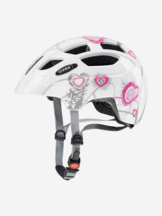 Шлем велосипедный детский Uvex, Белый, размер 51-55