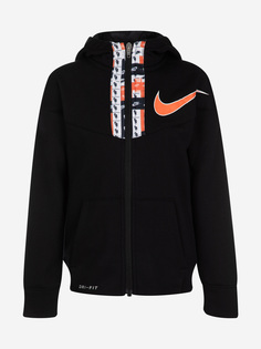 Толстовка для мальчиков Nike Dry, Черный, размер 104