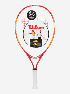 Ракетка для большого тенниса детская Wilson US Open 21, Оранжевый, размер 0