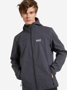 Куртка софтшелл мужская Jack Wolfskin Northern Point, Серый, размер 50-52