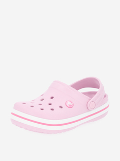 Шлепанцы для девочек Crocs Crocband Clog K, Розовый, размер 26