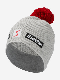 Шапка Eisbaer Jamie Pompon, Белый, размер 57