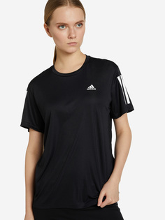 Футболка женская adidas Own The Run, Черный, размер 42-44