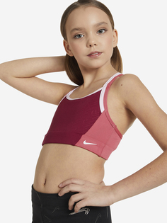 Спортивный топ бра для девочек Nike Dri-FIT Indy, Синий, размер 128-137