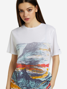 Футболка женская Columbia Daisy Days Gradient SS Tee, Белый, размер 52-54