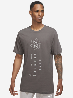 Футболка мужская Nike Dri-FIT Run Division, Серый, размер 52-54