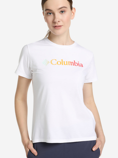 Футболка женская Columbia Sun Trek SS Graphic Tee, Белый, размер 52-54