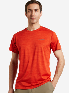 Футболка мужская Columbia Alpine Chill Zero Short Sleeve Crew, Оранжевый, размер 46