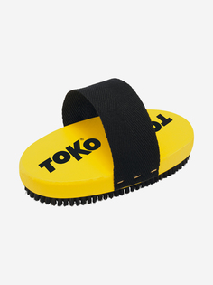 Щетка для обработки лыж TOKO Horsehair, Желтый, размер Без размера