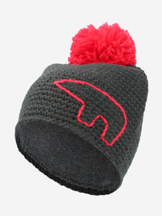 Шапка Eisbaer Jay Pompon, Серый, размер 57