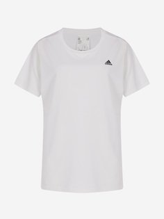Футболка женская adidas Sport, Plus Size, Белый, размер 54-56