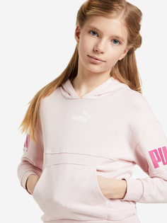 Худи для девочек PUMA Power Best, Розовый, размер 129-140