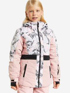 Куртка утепленная для девочек Glissade, Розовый, размер 134
