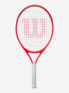 Ракетка для большого тенниса детская Wilson Roger Federer TNS RKT 23", Красный, размер 0