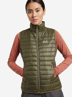 Жилет утепленный женский Jack Wolfskin Jwp Vest, Зеленый, размер 44