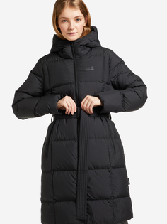 Пальто пуховое женское Jack Wolfskin Frozen Lake, Черный, размер 44
