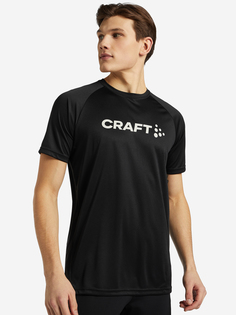Футболка мужская Craft Core Unify Logo, Черный, размер 52-54