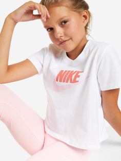 Футболка для девочек Nike Sportswear, Белый, размер 156-166