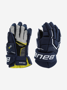 Перчатки хоккейные Bauer SUPREME 3S, Синий, размер 15 Бауэр