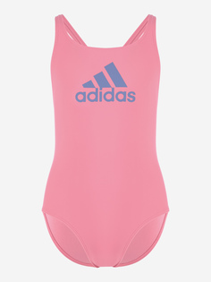 Купальник для девочек adidas Badge Of Sports, Розовый, размер 128