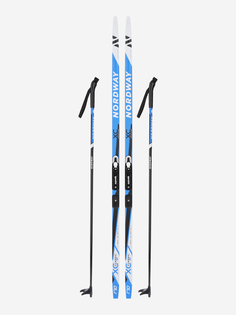 Комплект лыжный детский Nordway XC Classic NNN, Синий, размер 150