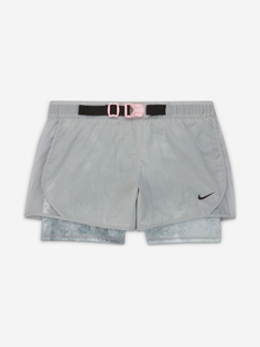 Шорты для девочек Nike Dri-FIT Tempo, Серый, размер 128-137