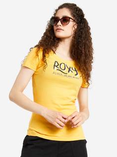 Футболка женская Roxy, Желтый, размер 42