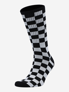 Носки Vans Checkerboard Crew, 1 пара, Черный, размер 42.5-47