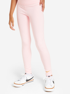 Легинсы для девочек Nike One, Розовый, размер 137-146