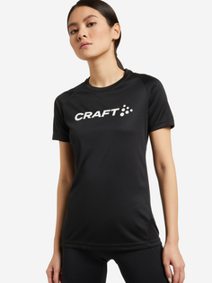 Футболка женская Craft Core Unify Logo, Черный, размер 46-48