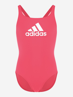Купальник для девочек adidas Badge Of Sports, Розовый, размер 128