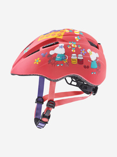Шлем велосипедный детский Uvex kid 2 cc, Красный, размер 46-52