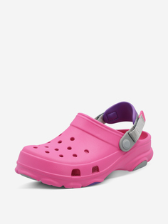 Шлепанцы для девочек Crocs Classic All-Terrain Clog K, Розовый, размер 27