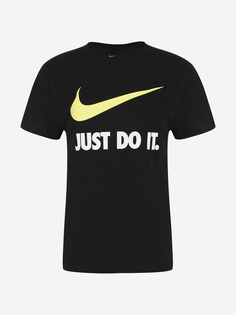 Футболка для мальчиков Nike Swoosh, Черный, размер 104