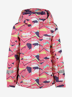 Куртка утепленная для девочек Glissade, Розовый, размер 104