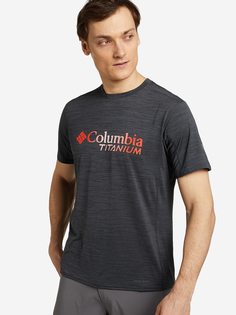 Футболка мужская Columbia M Titan Pass Graphic Tee, Черный, размер 46