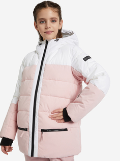 Куртка утепленная для девочек Glissade, Розовый, размер 146